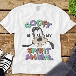 Disney Goofy is My Spirit Animal Unisex Adult T-shirt Kid Shirt